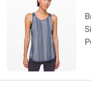 Lululemon sculpt tank size 10